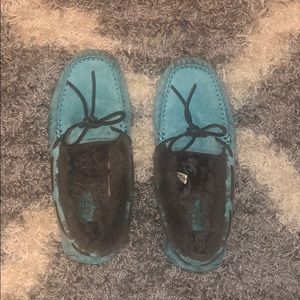 RARE blue UGG slippers